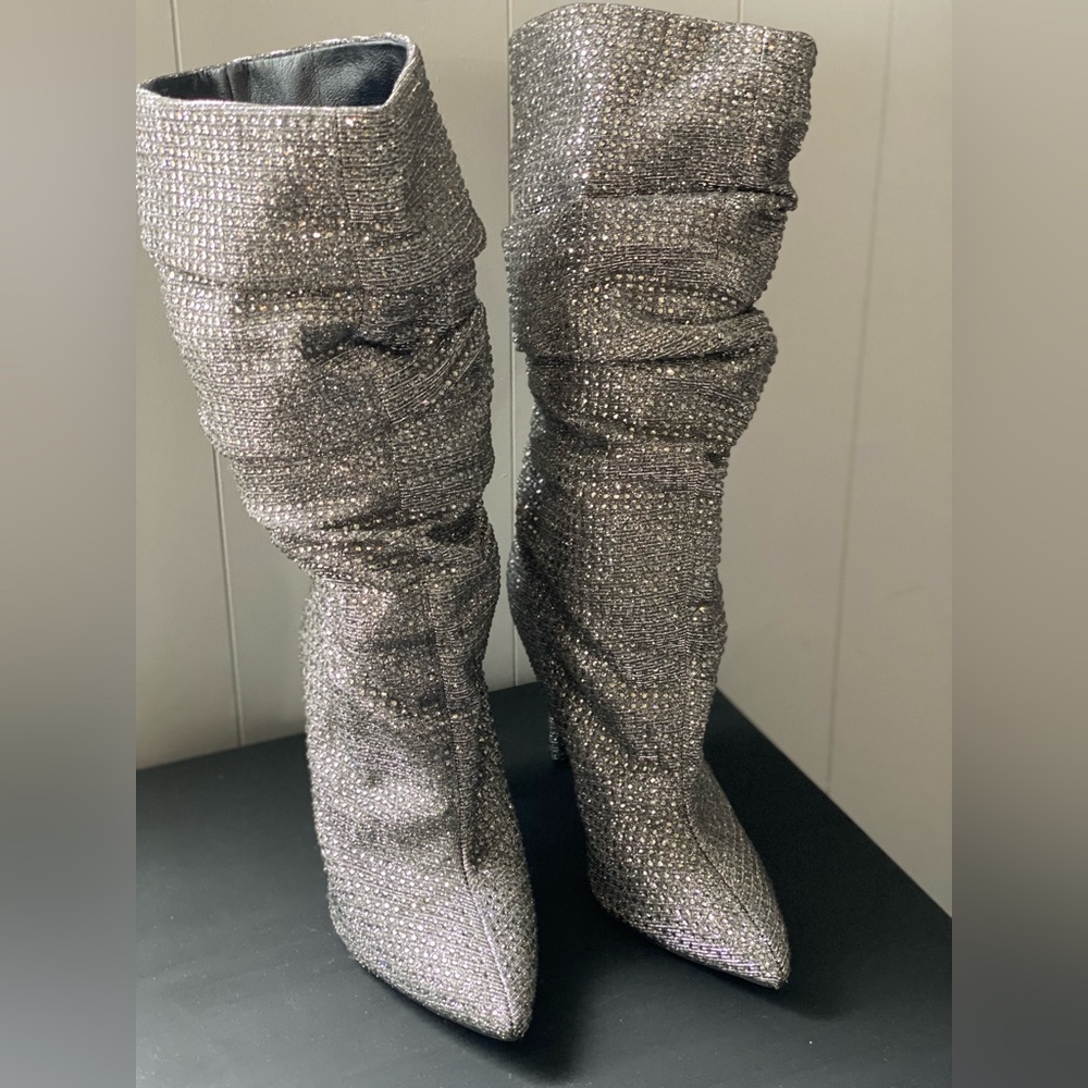 Jessica Simpson Layzer Slouchy Rhinestone Boots
